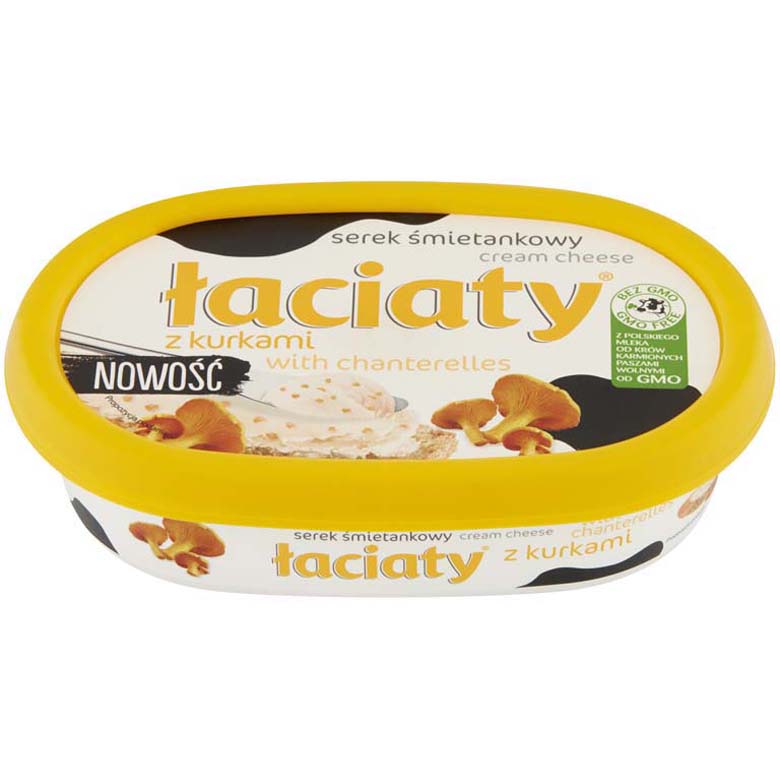 Serek Łaciaty śmietankowy z kurkami Mlekol 135g