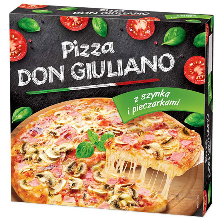 Pizza z szynką i pieczarkami Don Giuliano 330g