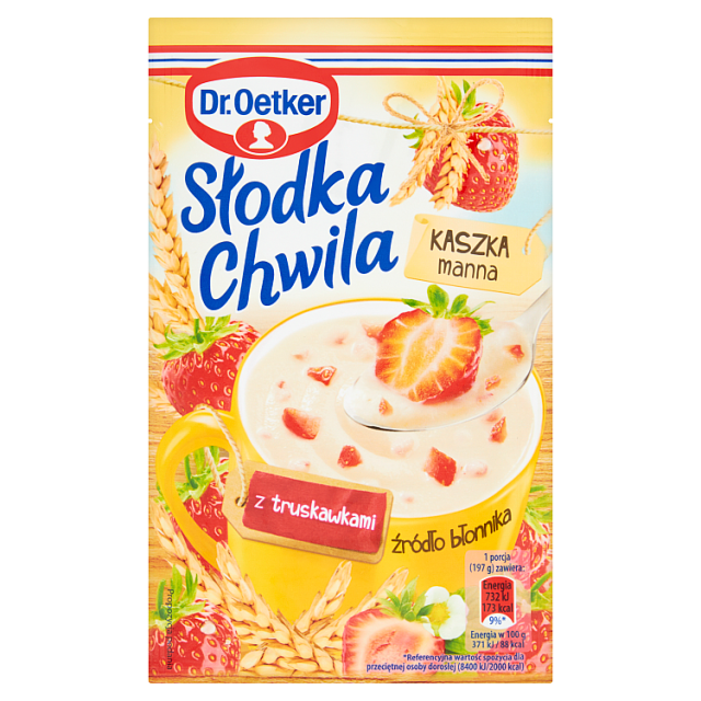 Kaszka Truskawkowa manna Słodka Chwila 47,5g