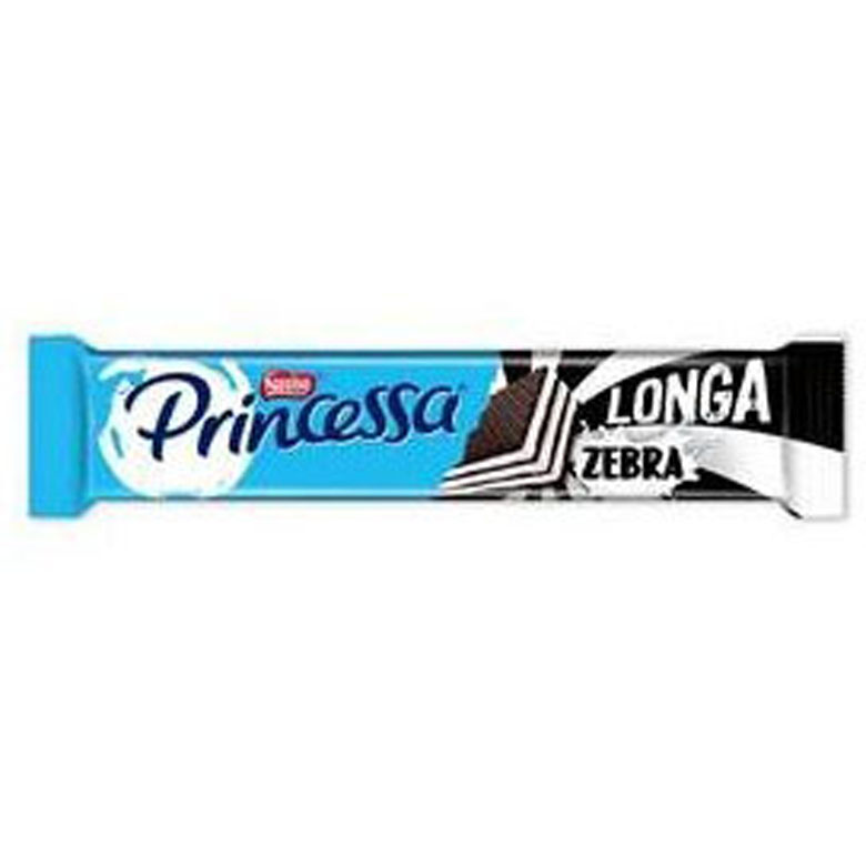 Wafel Princessa Longa Zebra  44g