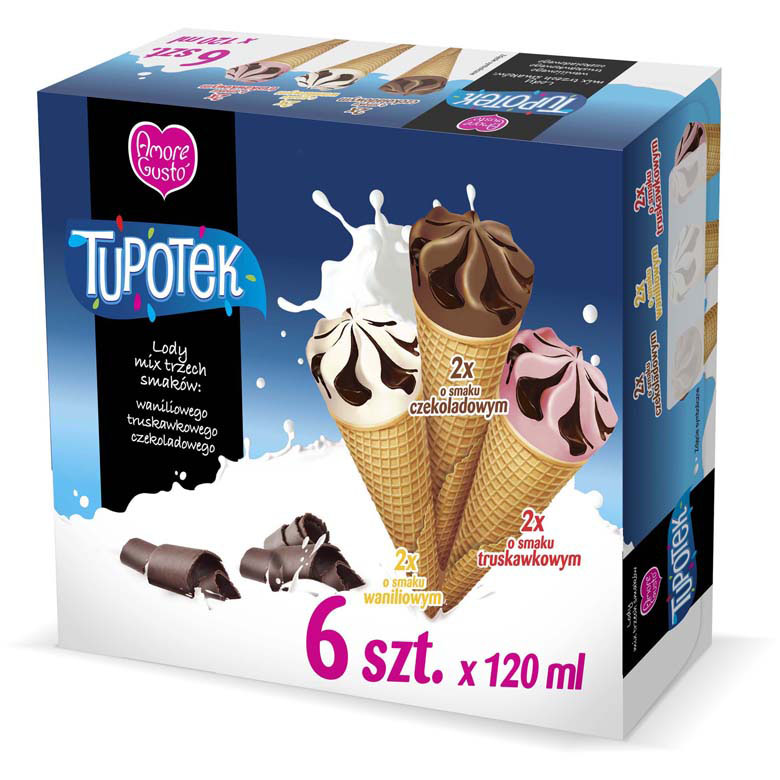lody rożek A.G.Tupotek 3x2x120ml