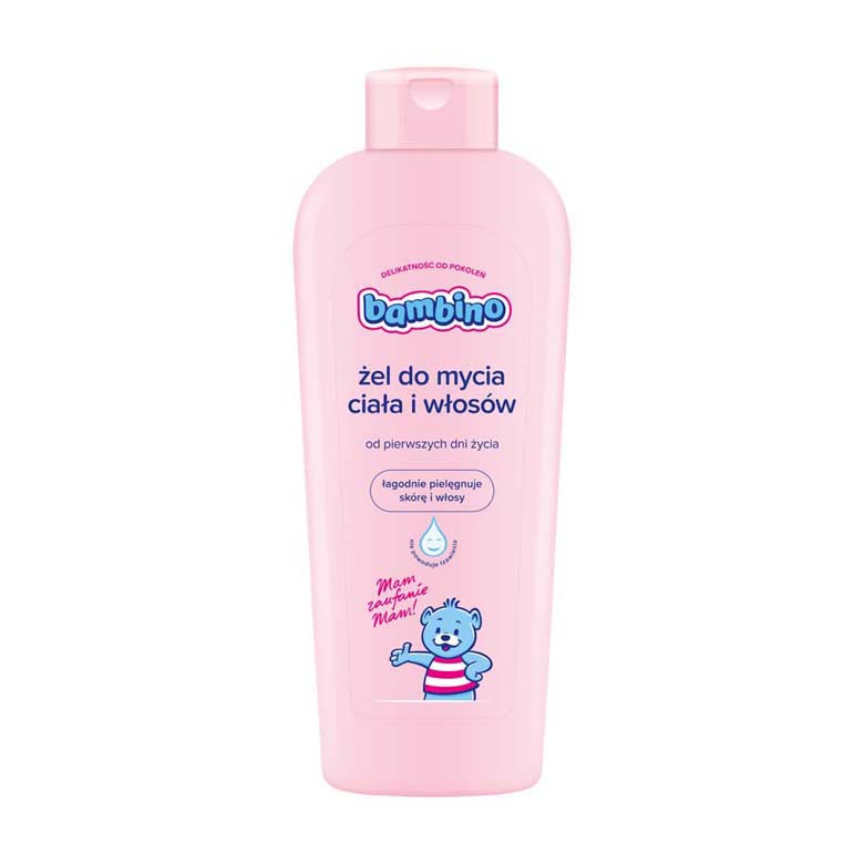 Żel do mycia ciała i włosów   Bambino 400ml esklep.polomarket.pl