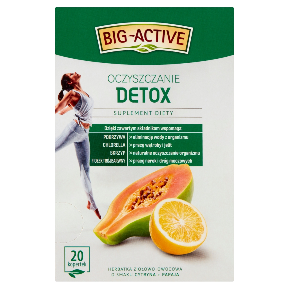 Herbata Detox Oczyszczanie Big Active 20tb