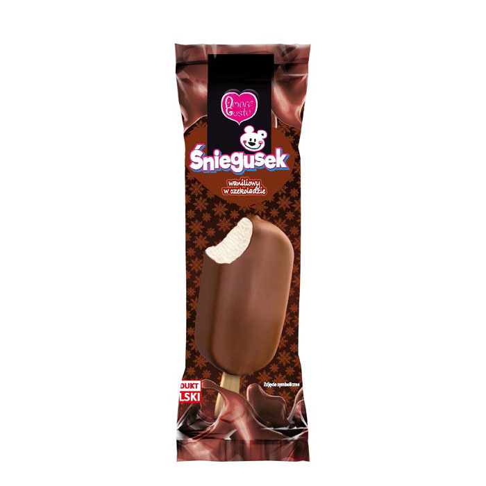 Lody wanilione w czekoladzie Śniegusek