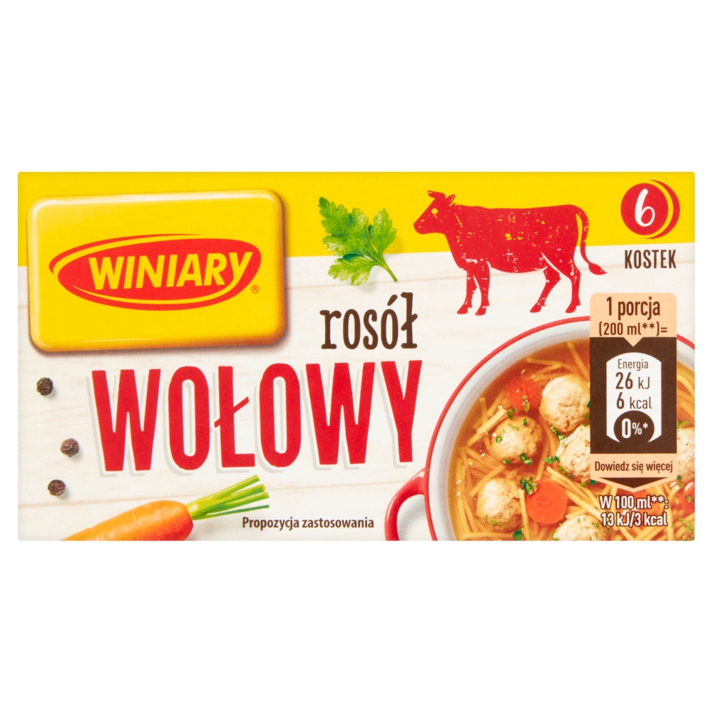 Rosół Winiary wołowy kostka 60g