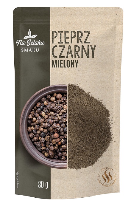 Przyprawa pieprz czarny mielony Na Szlaku Smaku 80g