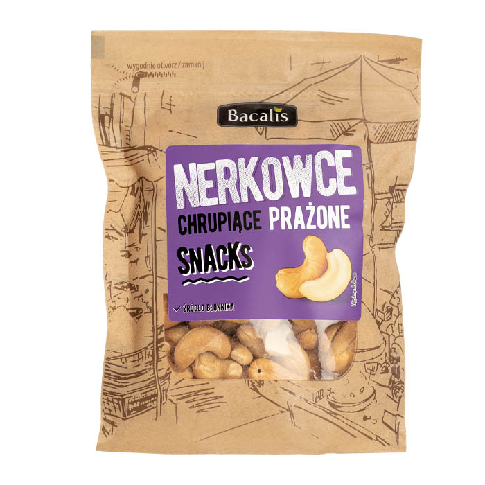 Nerkowce chrupiace prażone Bacalis 150 g