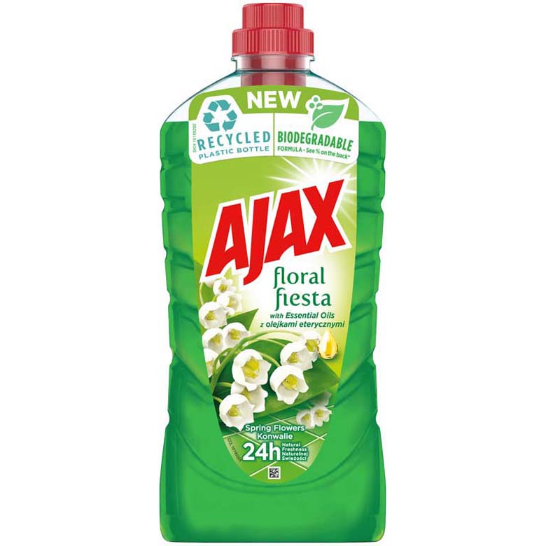 Płyn  do mycia uniwersalny, zielony Ajax 1l esklep.polomarket.pl