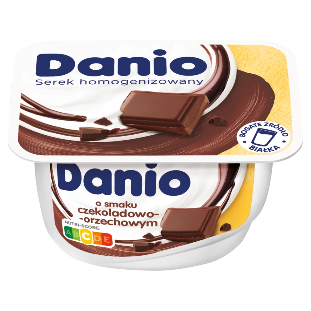 Serek czekoladowo- orzechowy Danio 130g esklep.polomarket.pl
