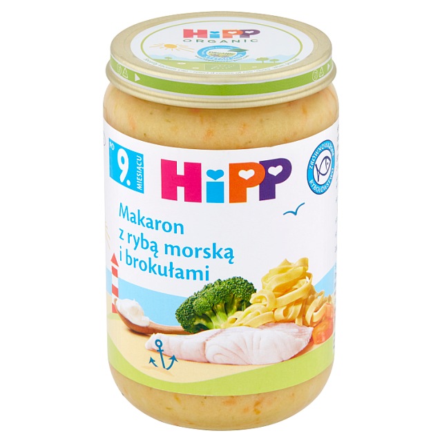 Obiadek Hipp Bio mak.ryb/zie.bur mix220g