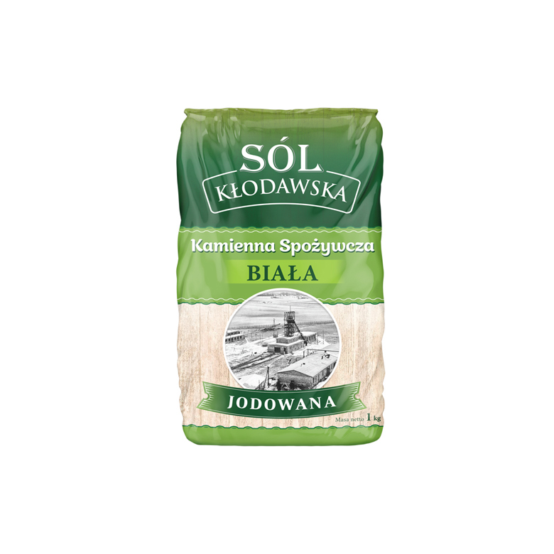 Sól  Kamienna jodowana Kłodawa 1kg