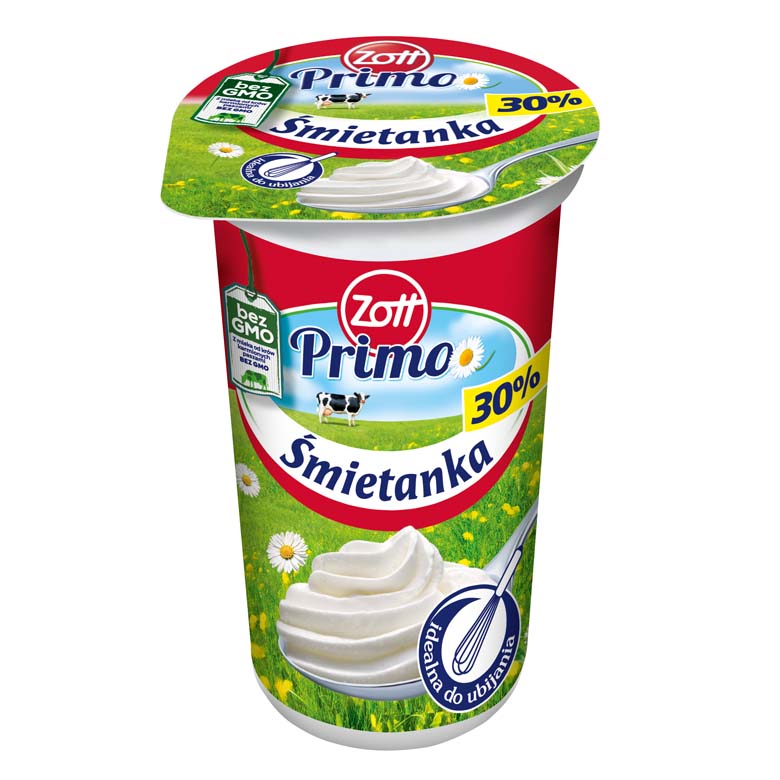 Śmietana  30%  luksusowa Zott 200g