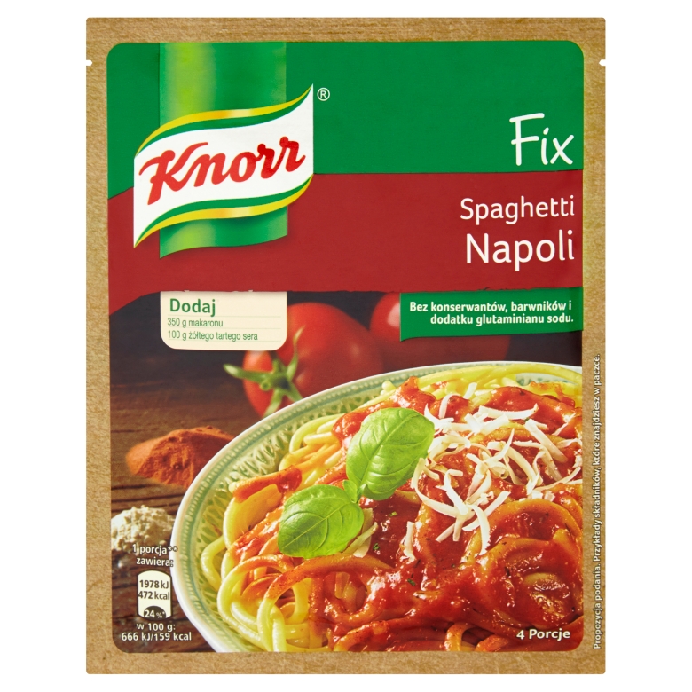 Fix  Spaghetti Napoli Knorr 45g esklep.polomarket.pl