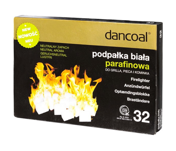Podpałka do grilla biala 32 szt. esklep.polomarket.pl
