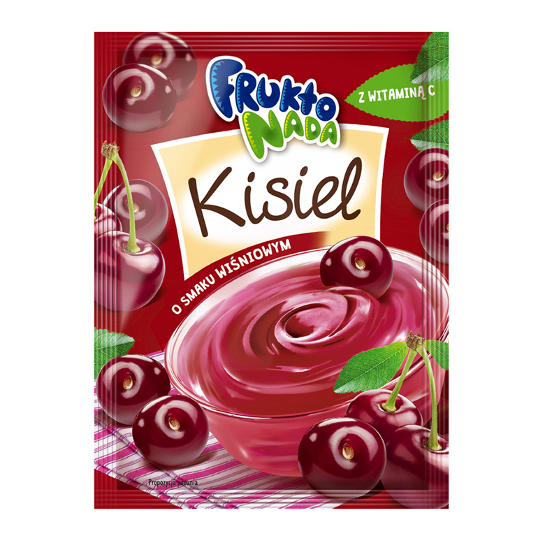 Kisiel o smaku wiśniowym  Fruktonada 38g