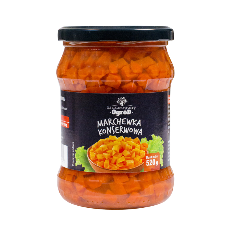 Marchew konserwowa kostka Zaczarowany Ogród 510g