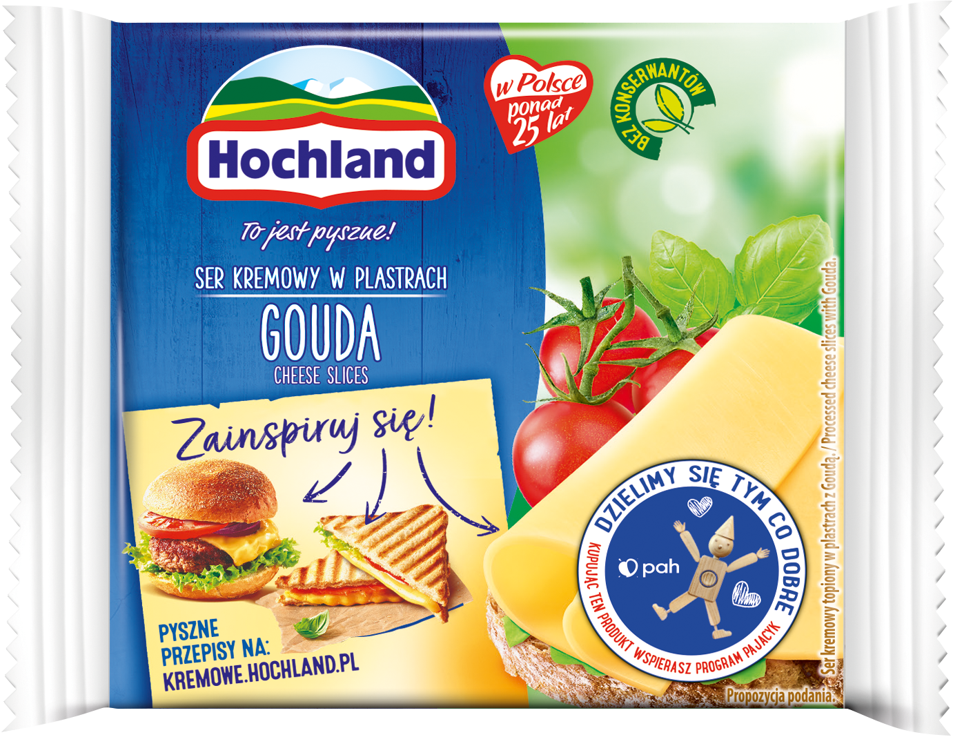 Ser topiony Gouda Hochland plastry 130g
