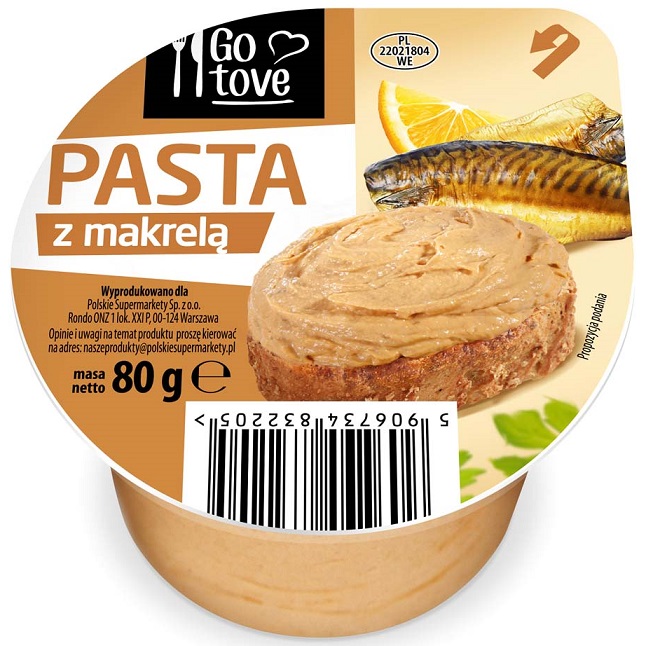 Pasta makrelowa  Go tove 80g