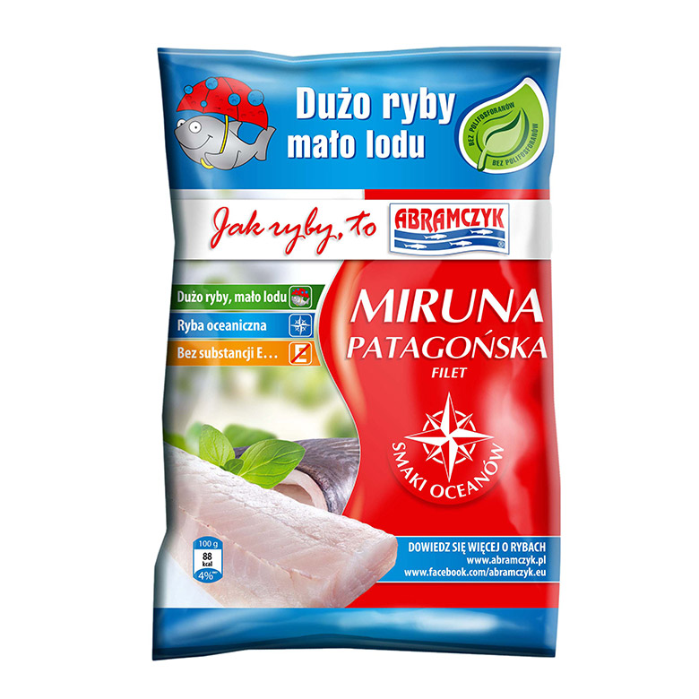 Filet z miruny patagońskiej ze skórą Abramczyk 450 g