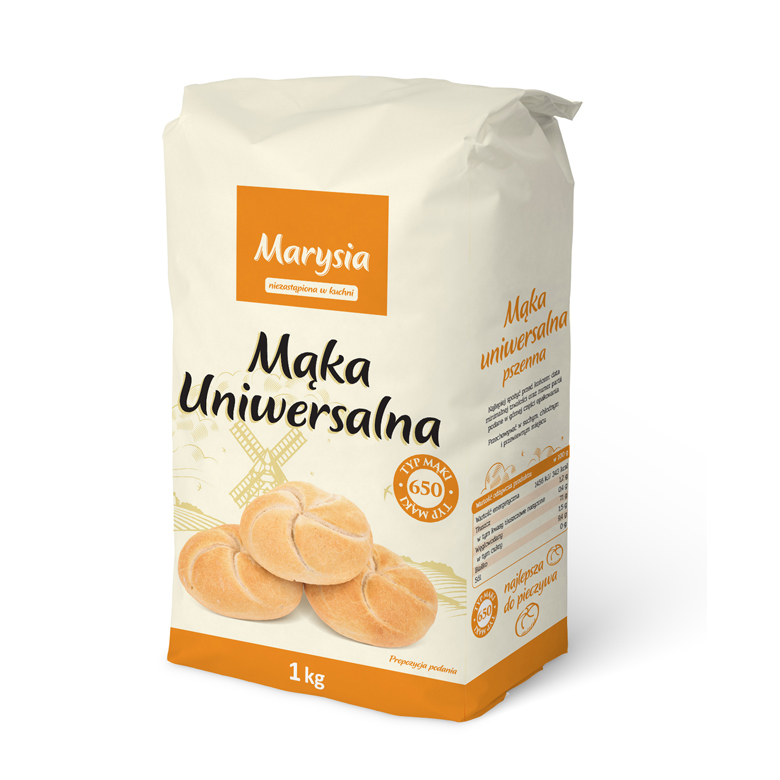 Mąka pszenna Uniwersalna T650 Marysia 1kg