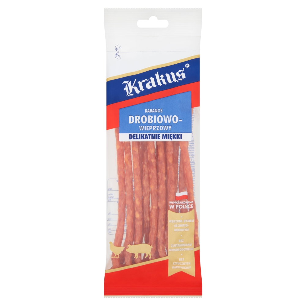Kabanosy drobiowo-wieprzowe 95g esklep.polomarket.pl