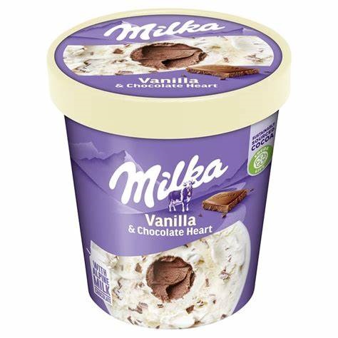 Lody Milka Vanilla & Chocolate 480ml esklep.polomarket.pl