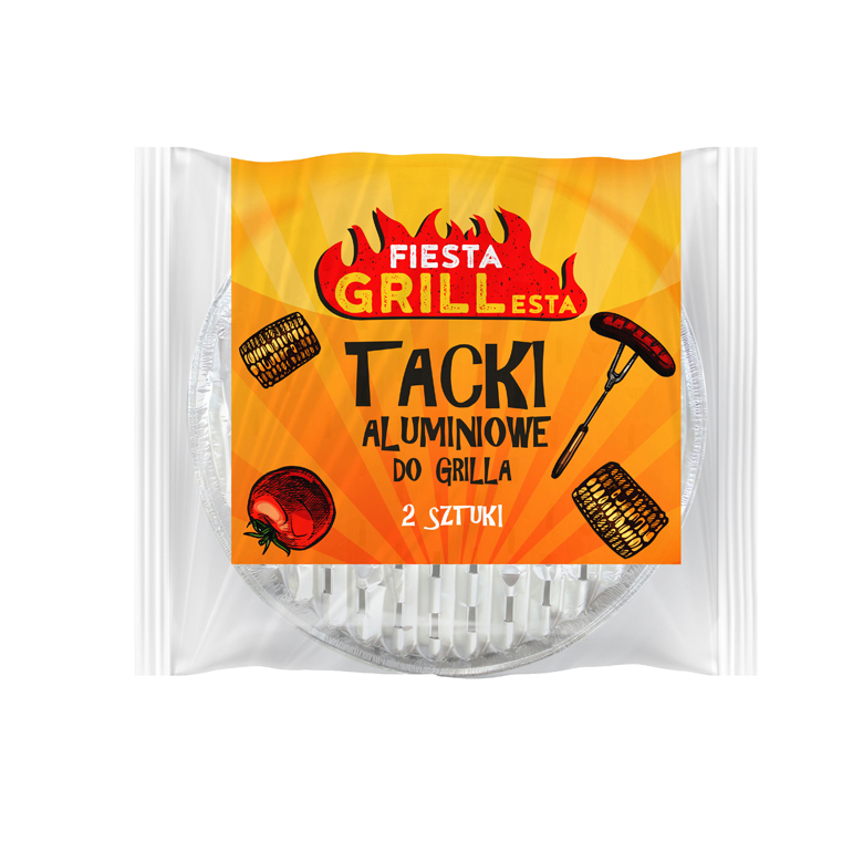 Tacka do grilla okrągła Fiesta Grillesta  2szt.