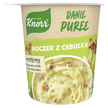 Knorr Danie Puree ziemniaczane z boczkiem i cebulką 51g esklep.polomarket.pl