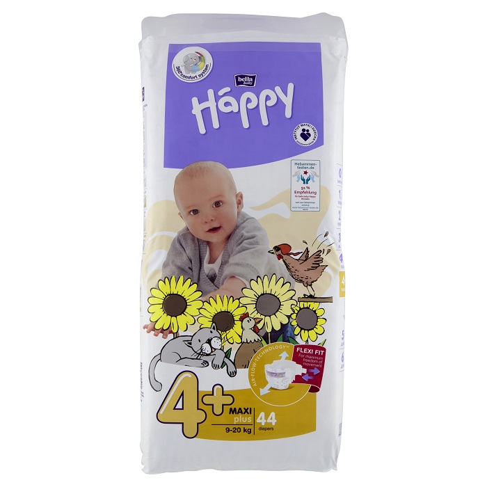 Pieluszki jednorazowe 4 Maxi Bella Baby Happy 44szt