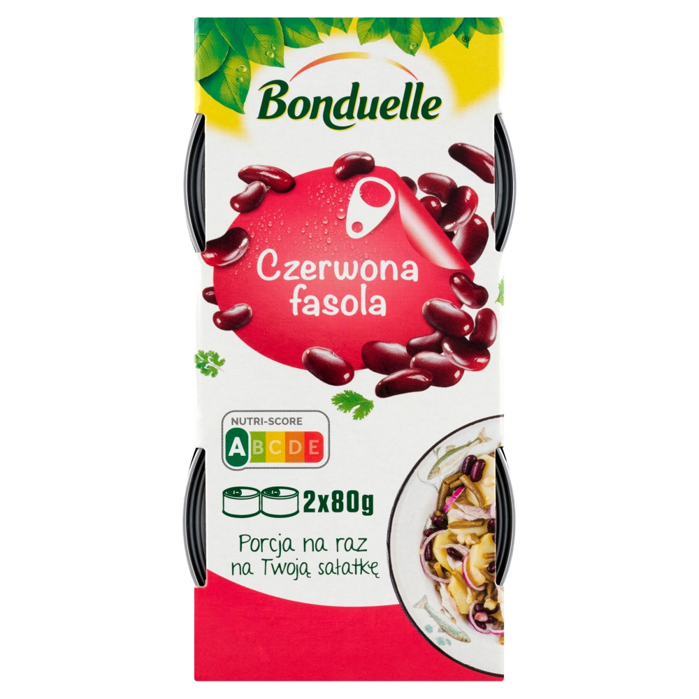 Fasola czerwona Bonduelle 2x80g esklep.polomarket.pl