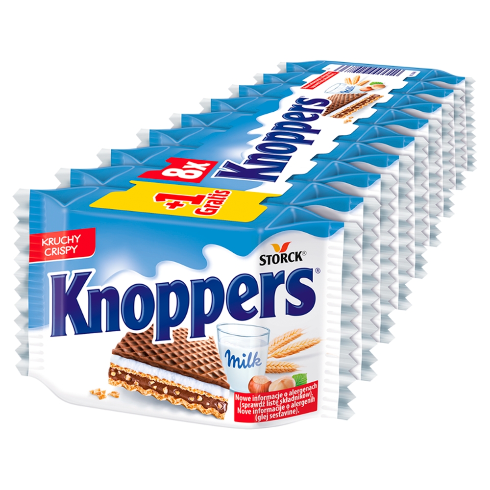 Wafel Knoppers 9szt 225g
