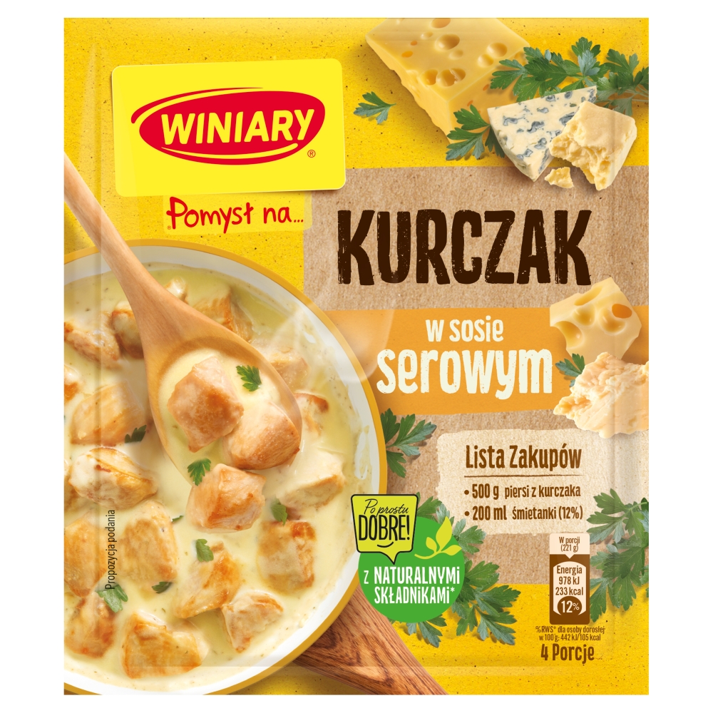 Pomysł Na Kurczaka w sosie serowym 28g esklep.polomarket.pl