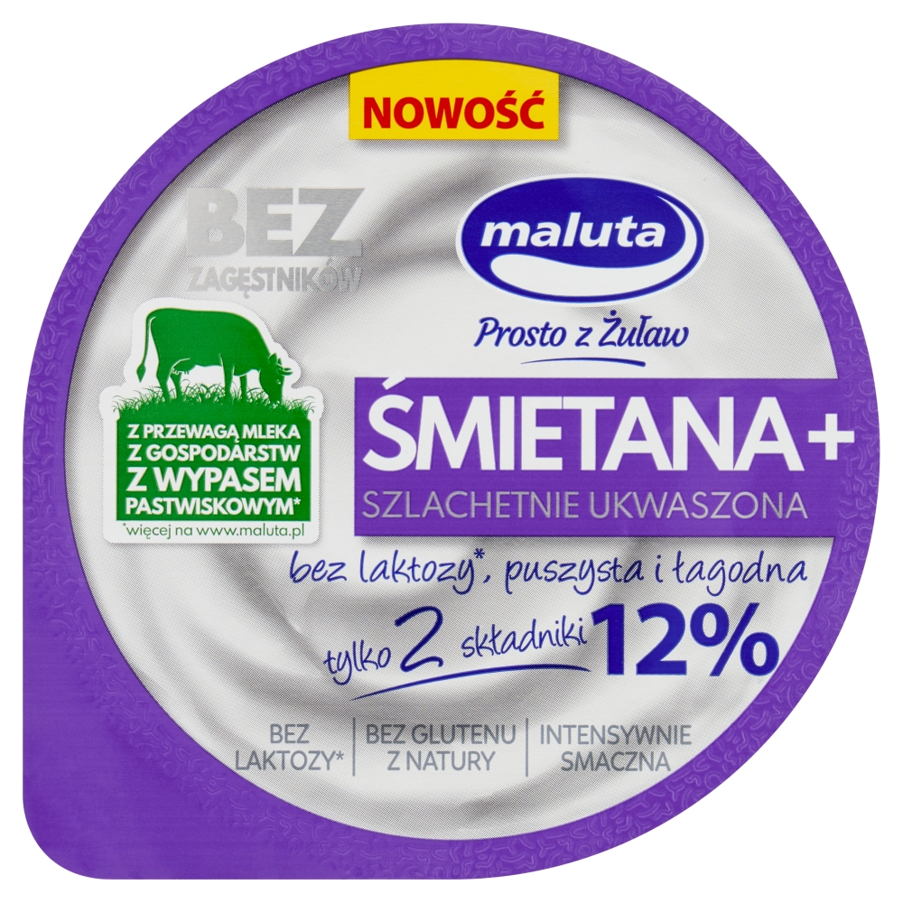 Śmietana szlach ukwaszona12%200gbezLakto