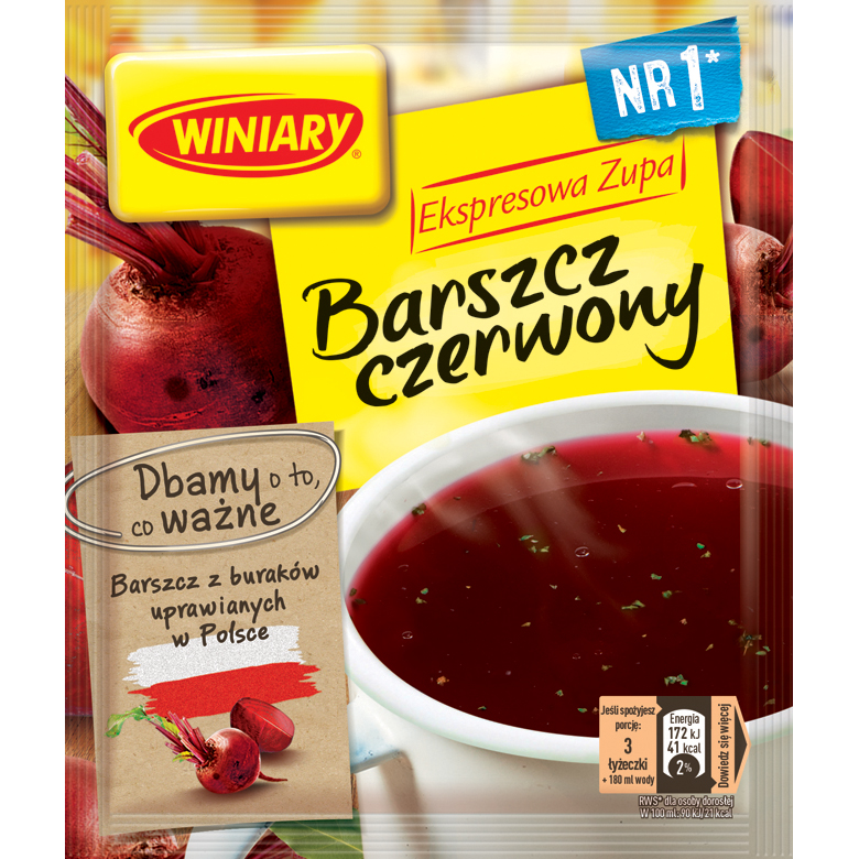 Zupa  barszcz czerwony  instant Winiary  60g esklep.polomarket.pl