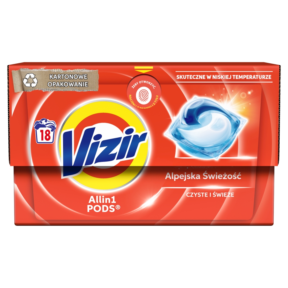 Kapsułki do prania Alpine Fresh Vizir 18szt