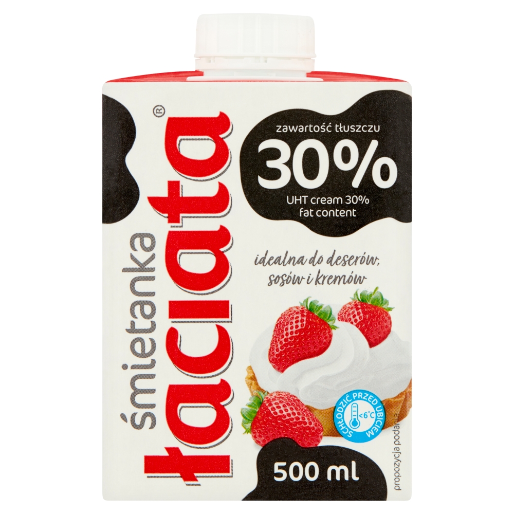 Śmietanka Łaciata  30% 500ml esklep.polomarket.pl