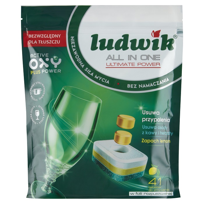 Tabletki do zmywarek lemon Ludwik 41szt.