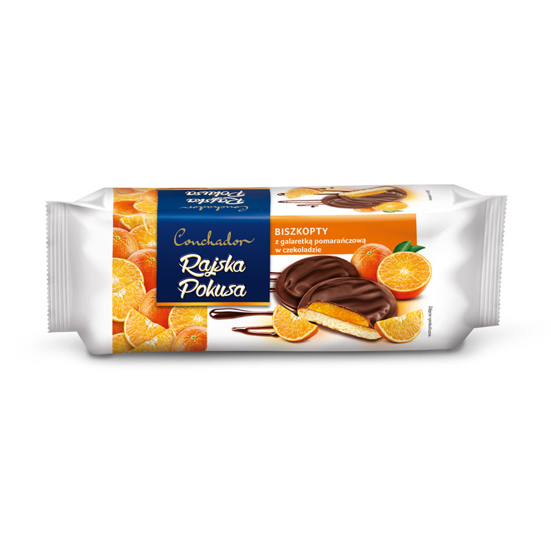 Conchador biszkopty pomar./malina 150g