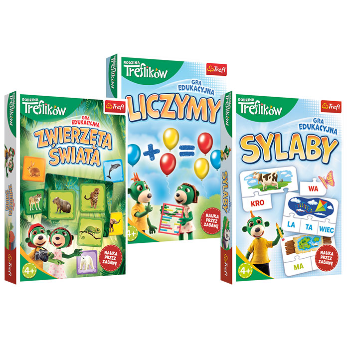Gra edukacyjna Rodzina Treflików mix