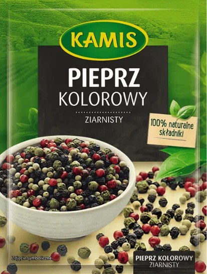 Przyprawa Kamis pieprz kolorowy ziar.12g esklep.polomarket.pl