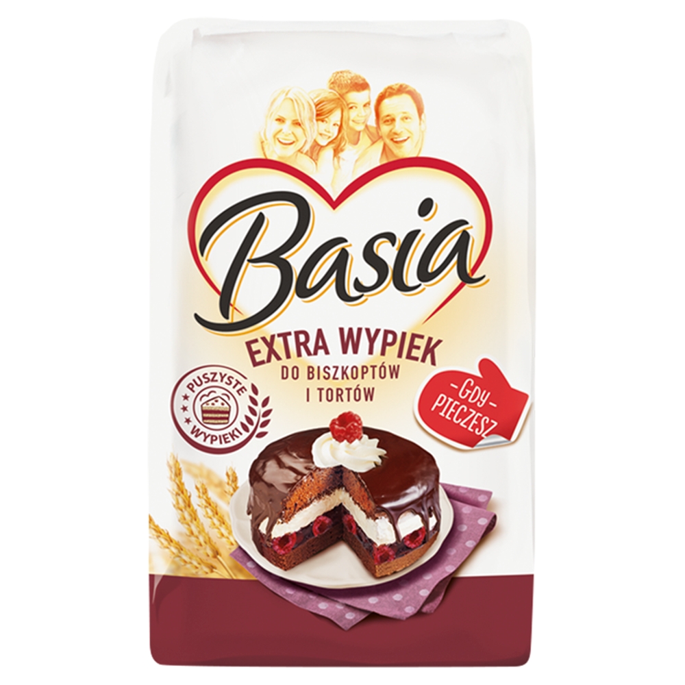 Mąka pszenna biszkoptowa Basia T400 1kg esklep.polomarket.pl
