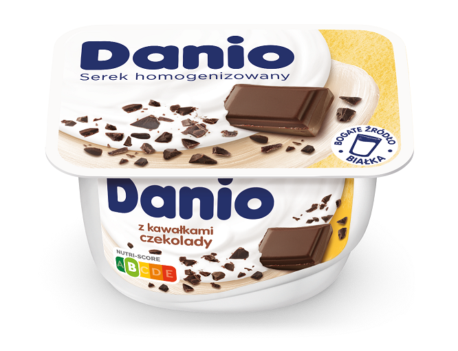Serek z czekoladą Danio 130g
