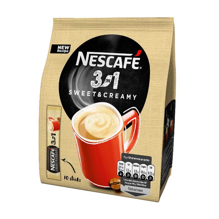 NESC 3IN1 CreamyLatte Bag 18(10x15g)