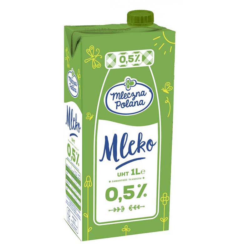 Mleko UHT 0,5% Mleczna Polana 1L