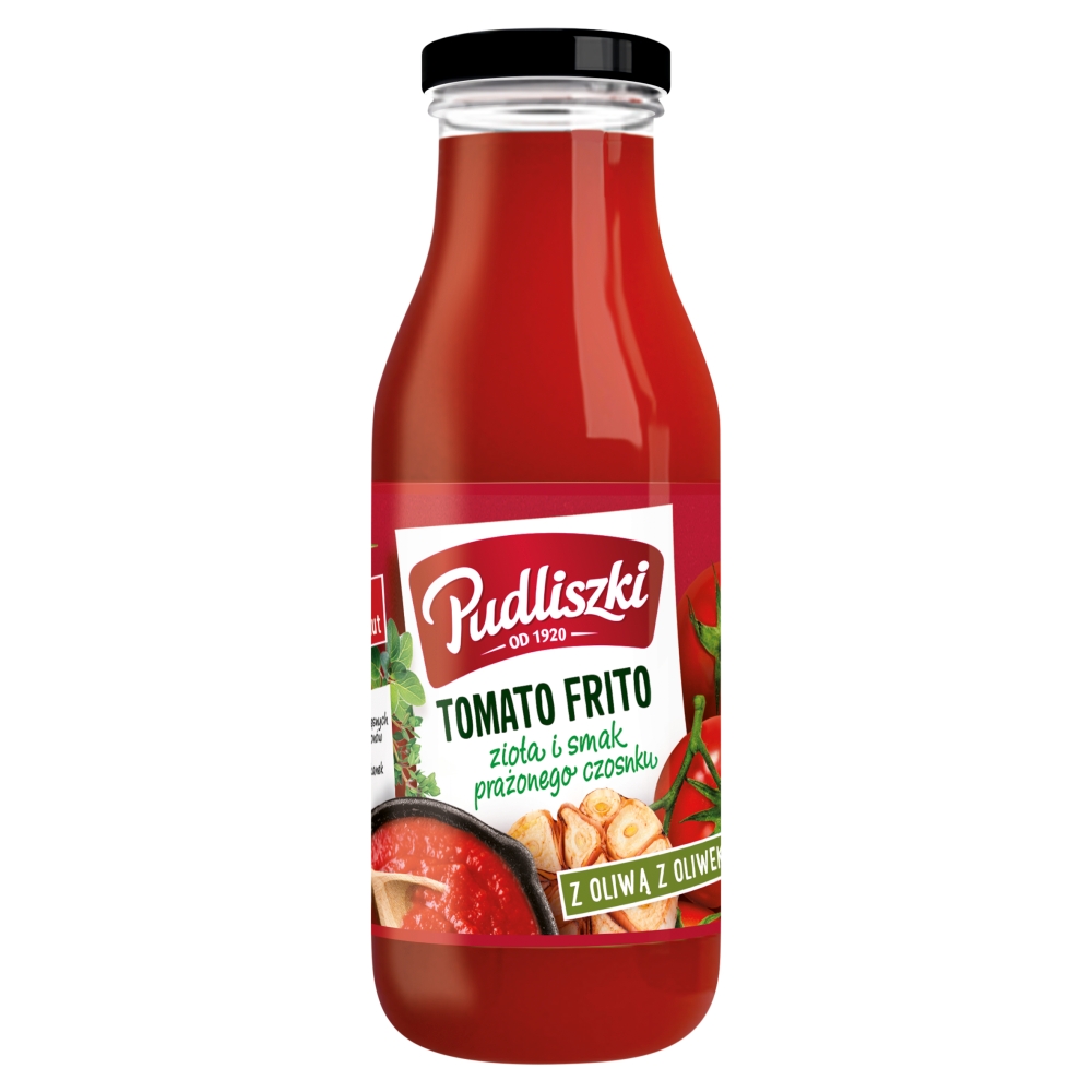 Tomato Frito Zioła i Smak Prażonego Czosnku Pudliszki 495g