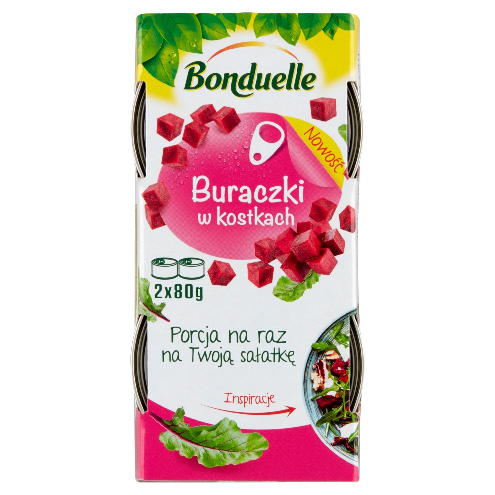 Buraki w kostkach 2pack Bonduelle 2x80/65g