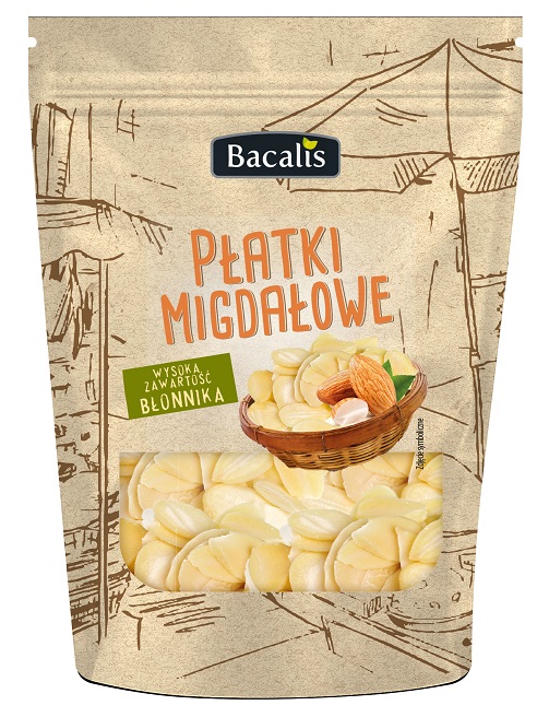 Migdały  płatki  Bacalis  100g