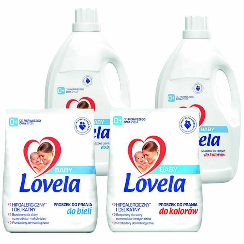 Proszek/Płyn do prania 1,35kg/1,45l Lovela sort esklep.polomarket.pl