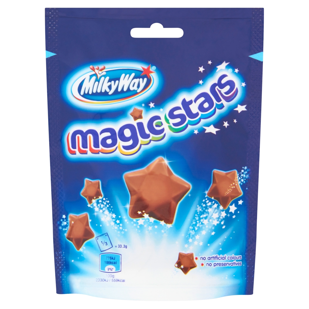 Czekoladowe gwiazdki Milky Way 100g esklep.polomarket.pl