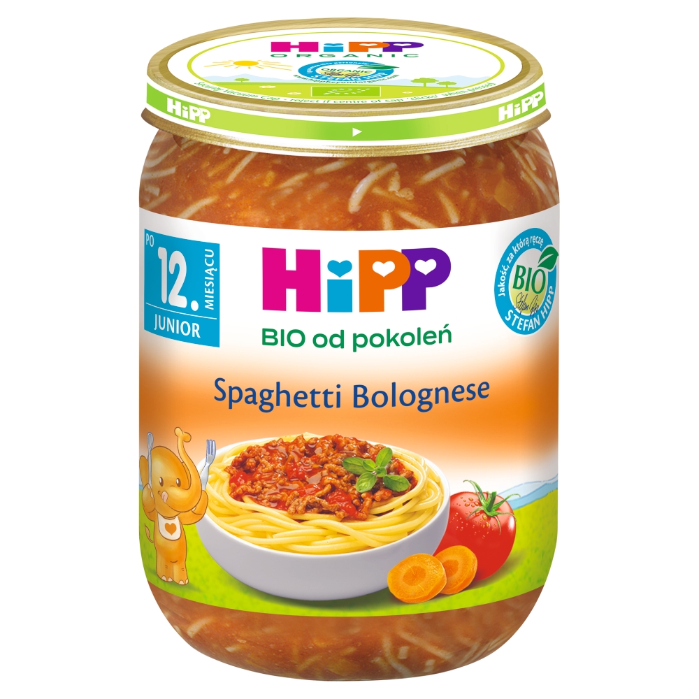 Danie dla niemowląt HIPP BIO 250g sort